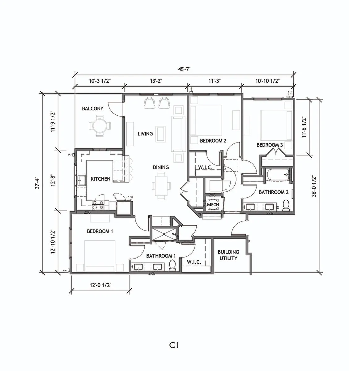 Floor plan C1