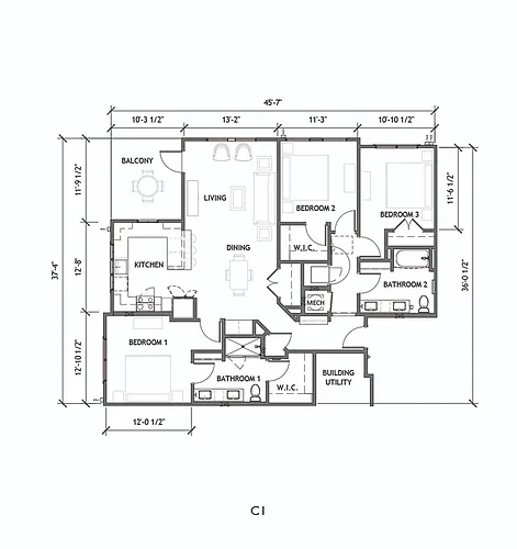 Floor plan C1