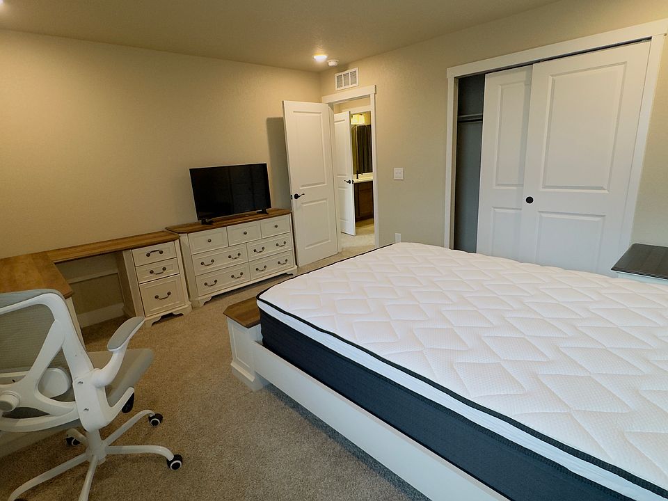 FULLY Furnished: Brand new Queen Size Bed, Dresser, Office Table, Nightstand, TV