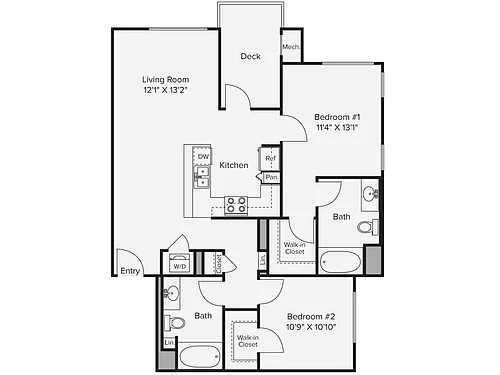 Floor plan B7
