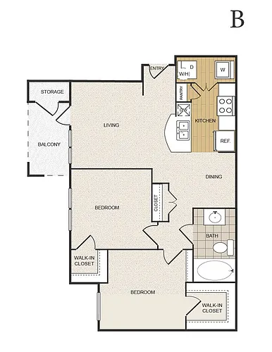 Floor plan B