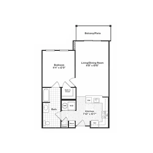 Floor plan Beacon 1