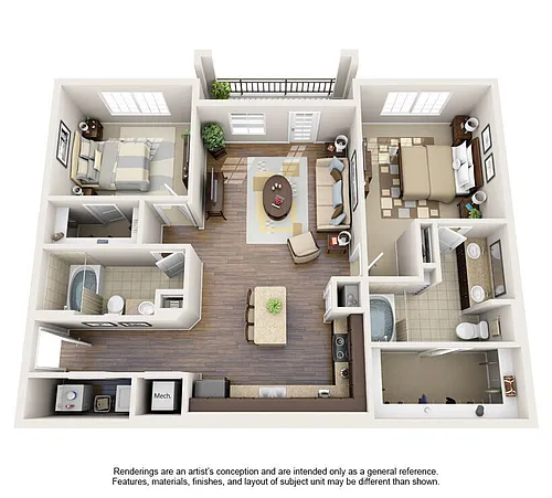 Floor plan B1