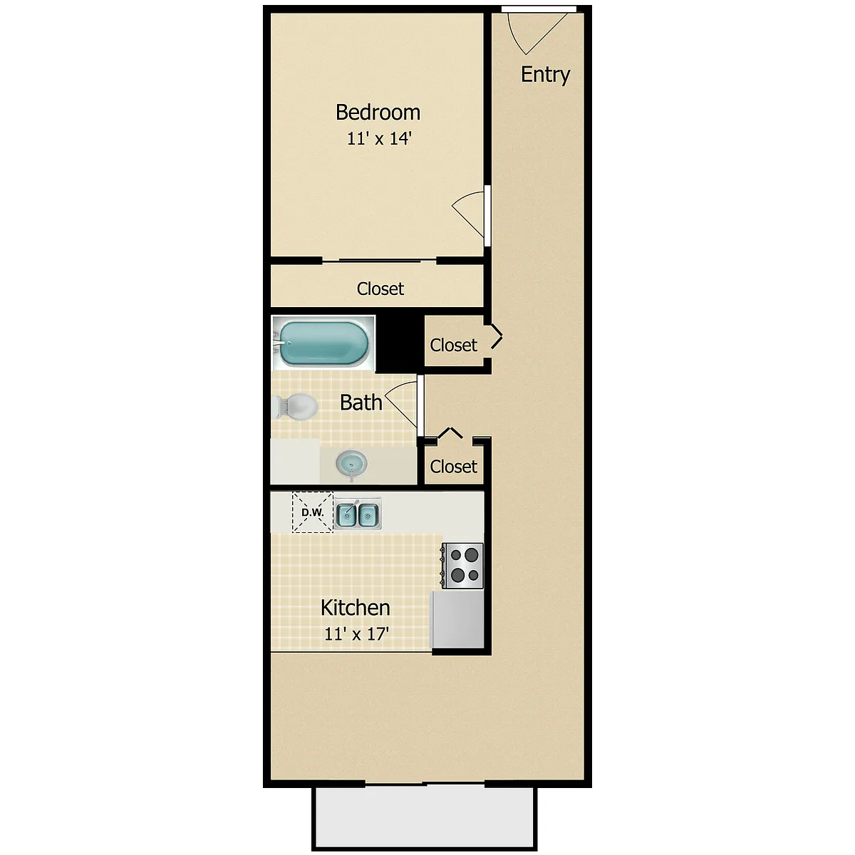 Floor plan Sandcastle