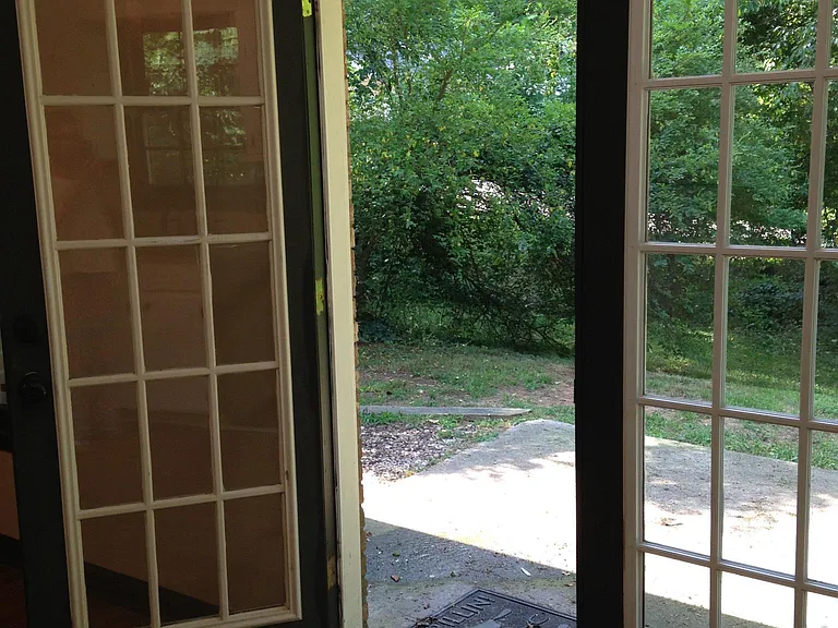 Access to Patio from the Kitchen