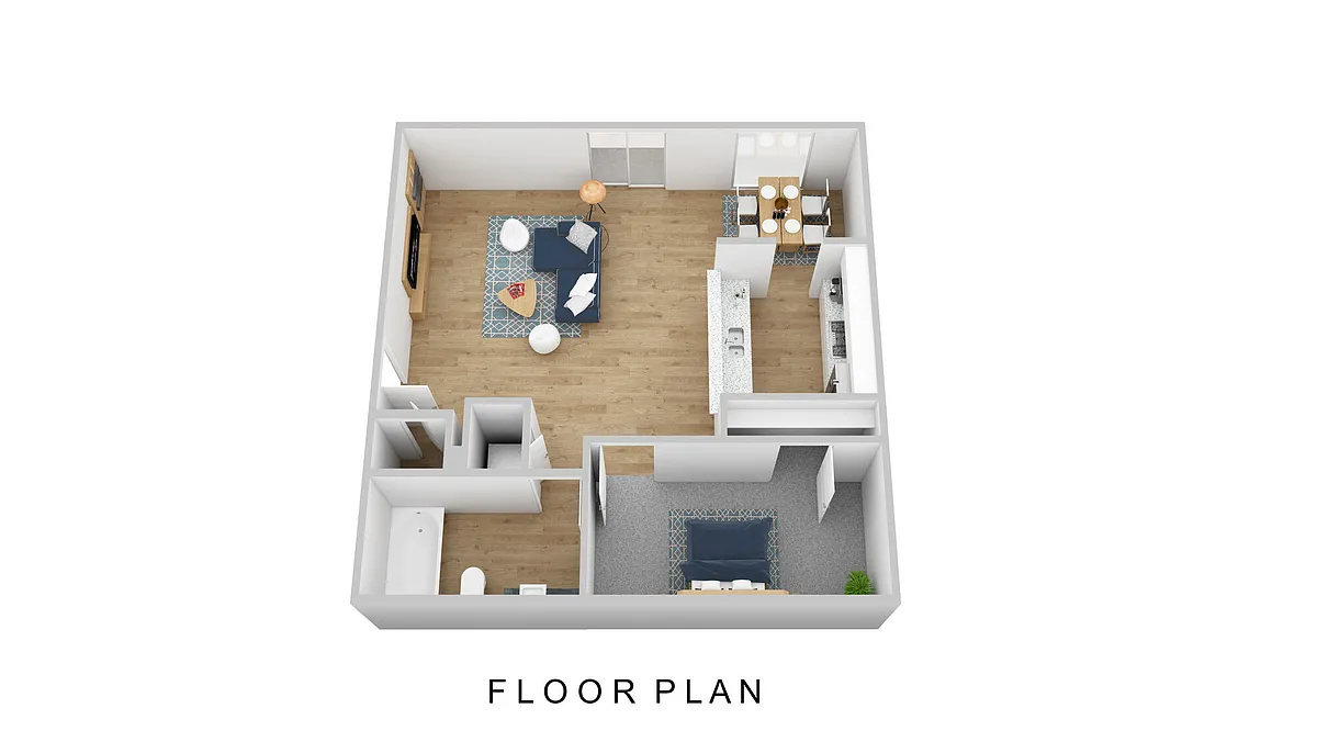 Floor plan 1B1B