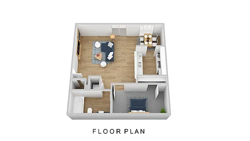 Floor plan 1B1B
