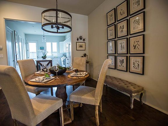 Dining area looking at front