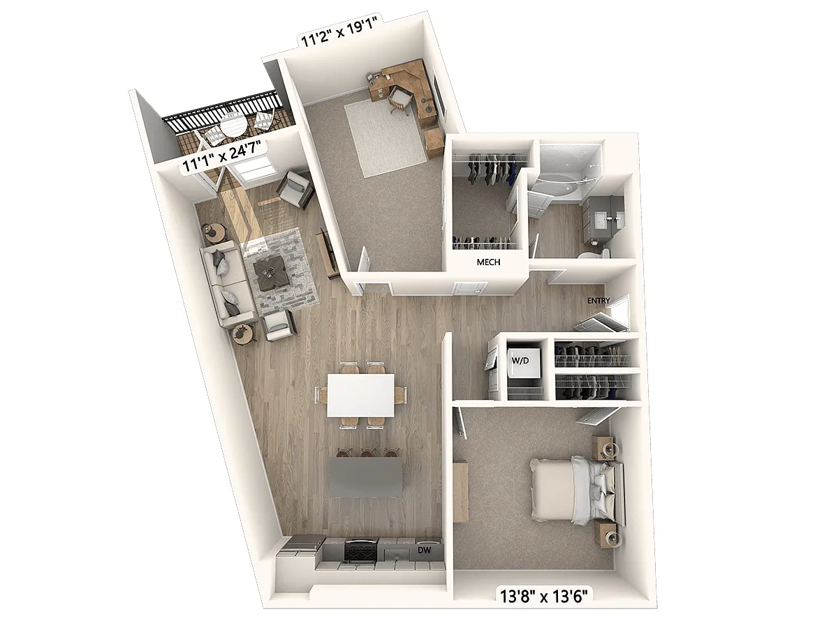 Floor plan A10D