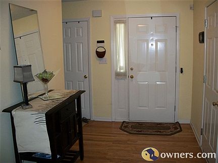 Hardwoods in foyer
