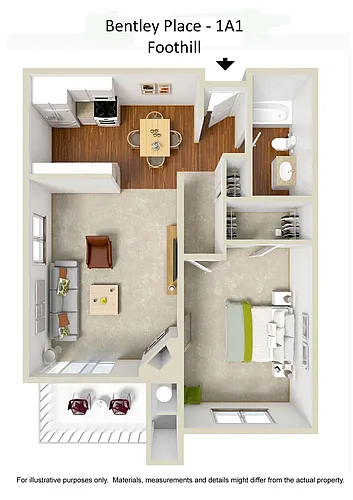 Floor plan Foothill