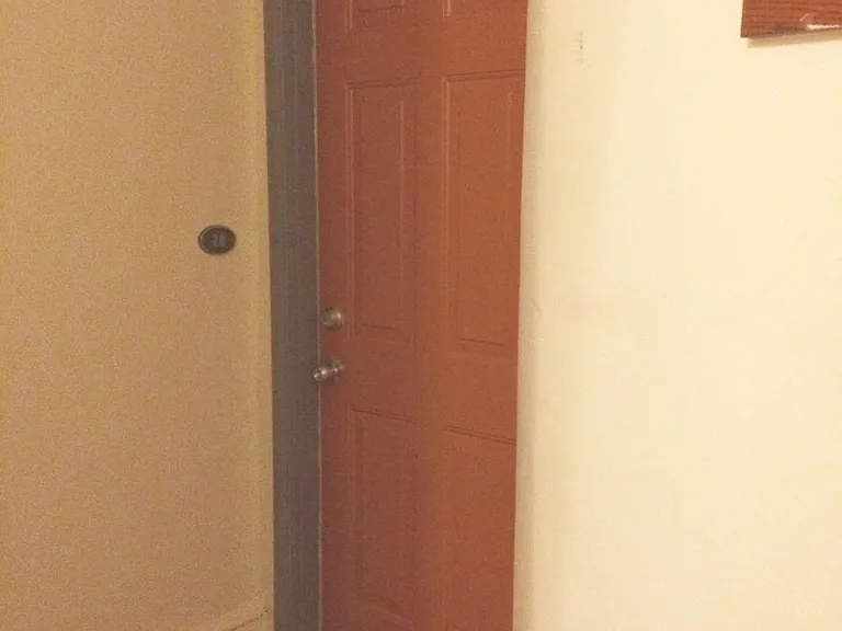 Unit front door from hallway