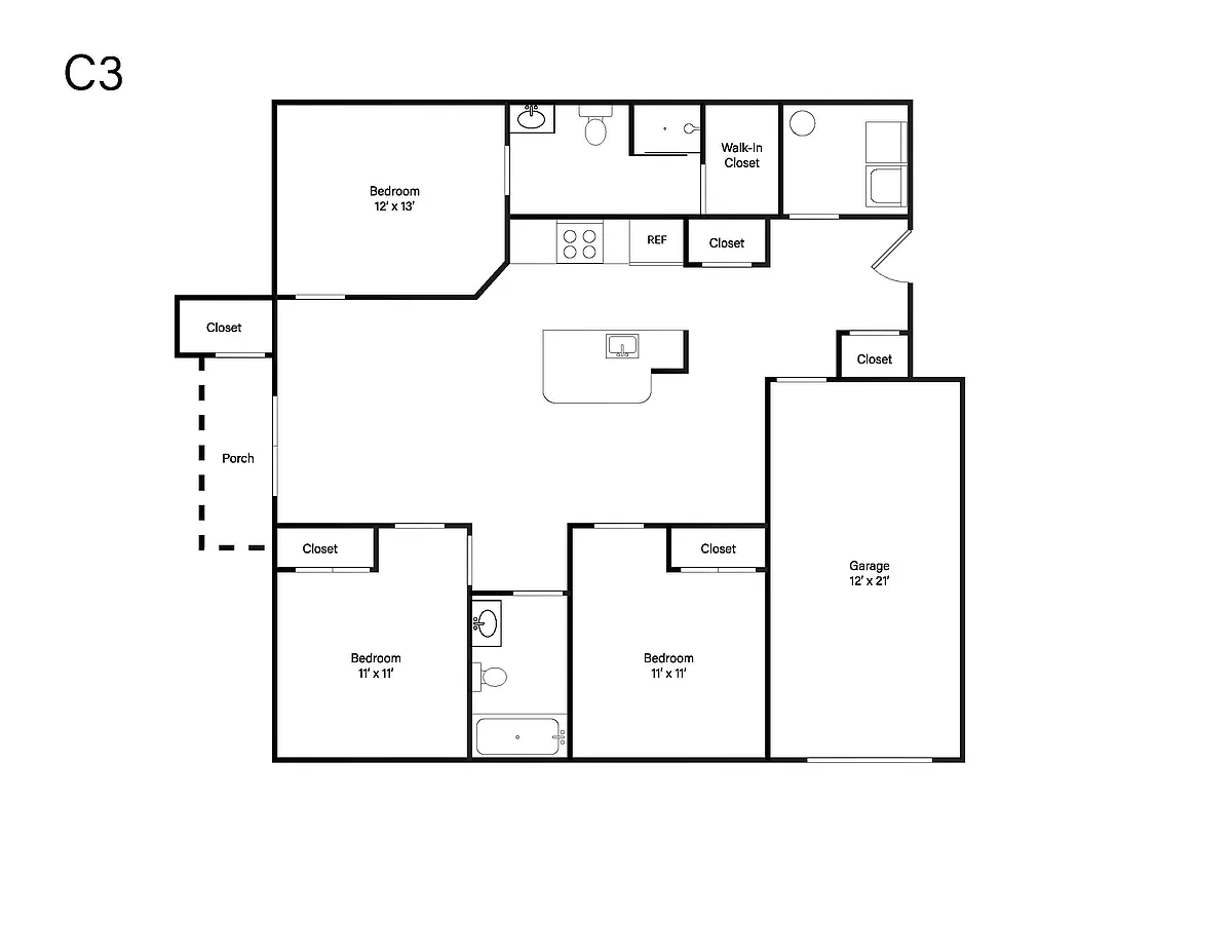 Floor plan C3