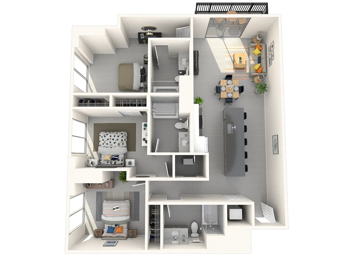 Floor plan CS1 - South Residence