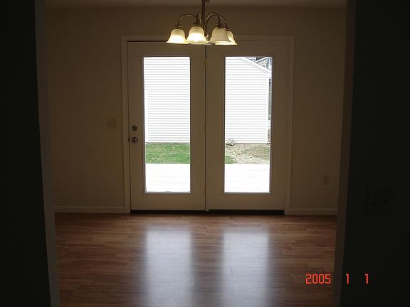 classic swing patio door opens tp large 16 x 12 private deck