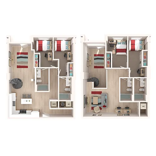 Floor plan The Presidential Townhome