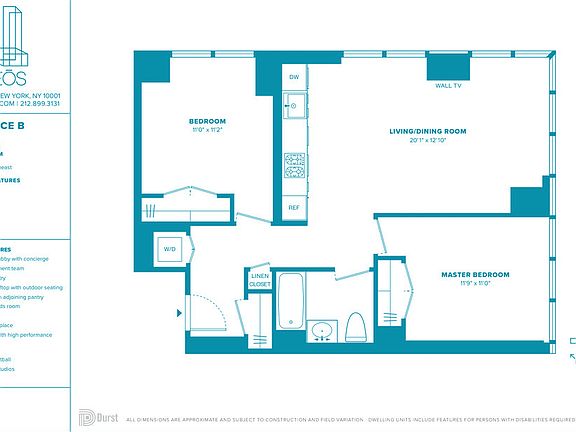 2nd image of 100 W 31st St APT 32B