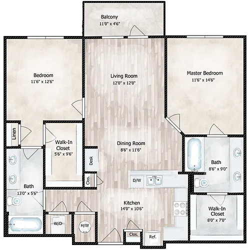 Floor plan Belmont