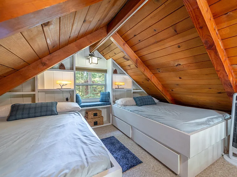 Loft Sleeping Area (upstairs) - 2 full size beds.