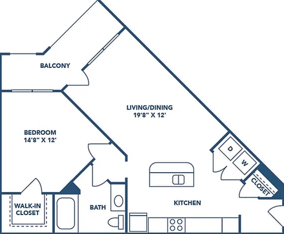 1 Bedroom | 1 Bath | 759 SF 1 Bedroom | 1 Bath | 759 SF