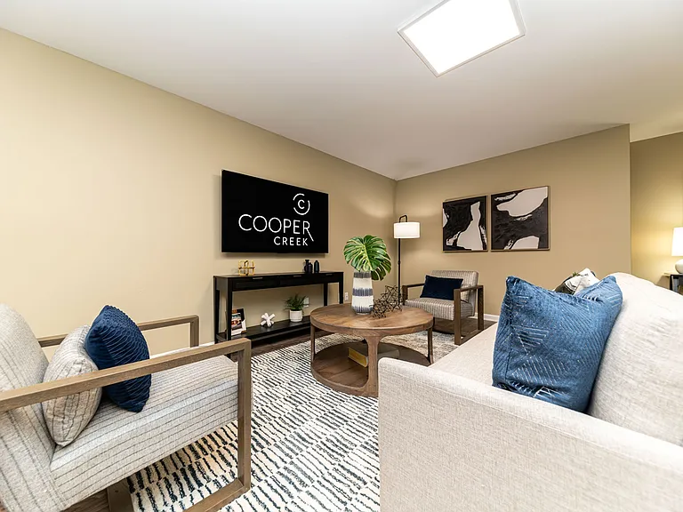 Spacious living room