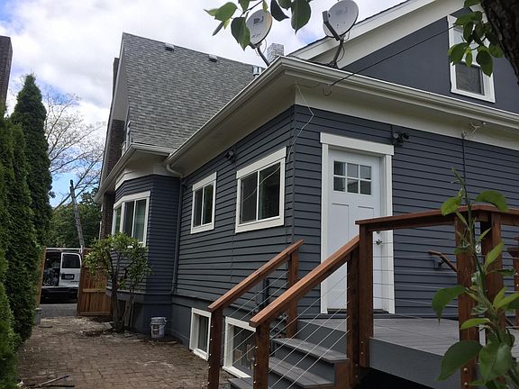 Deck, just off the kitchen