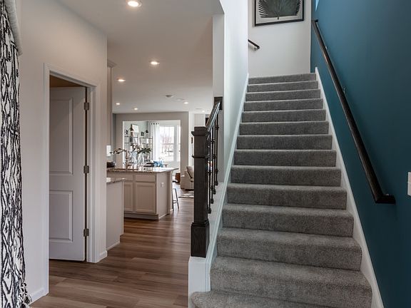Foyer and Conveniently Located Powder Room