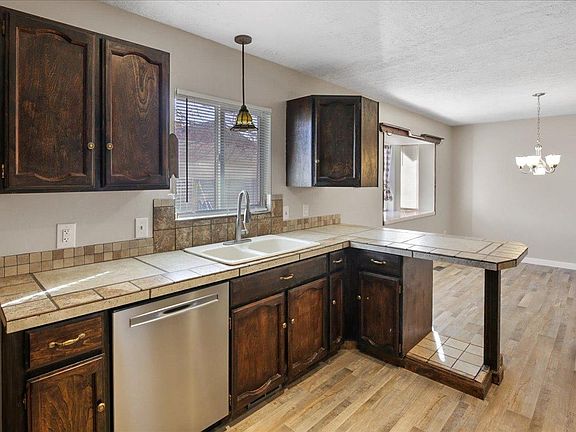Kitchen view to dining