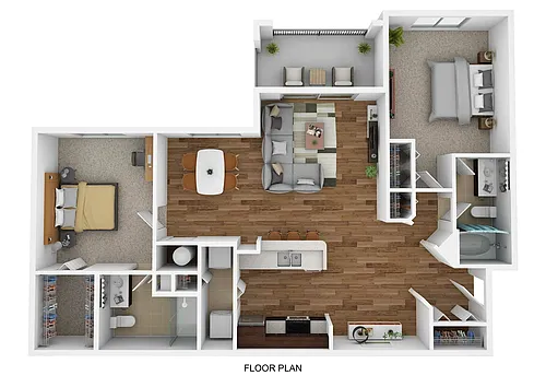 Floor plan Cedar Elm - Renovated