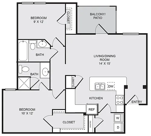 Floor plan B2