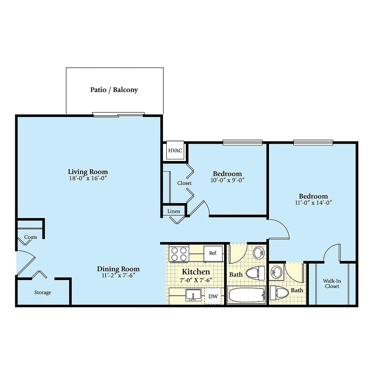 Floor plan The Barrington Deluxe