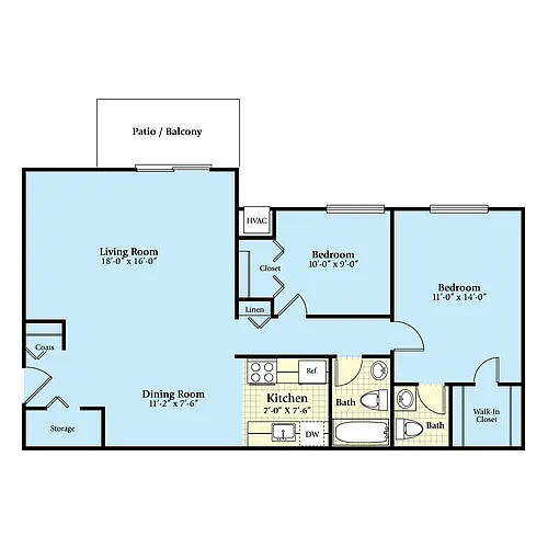 Floor plan The Barrington Deluxe