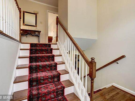 Generously Sized Foyer with Hardwood Floors