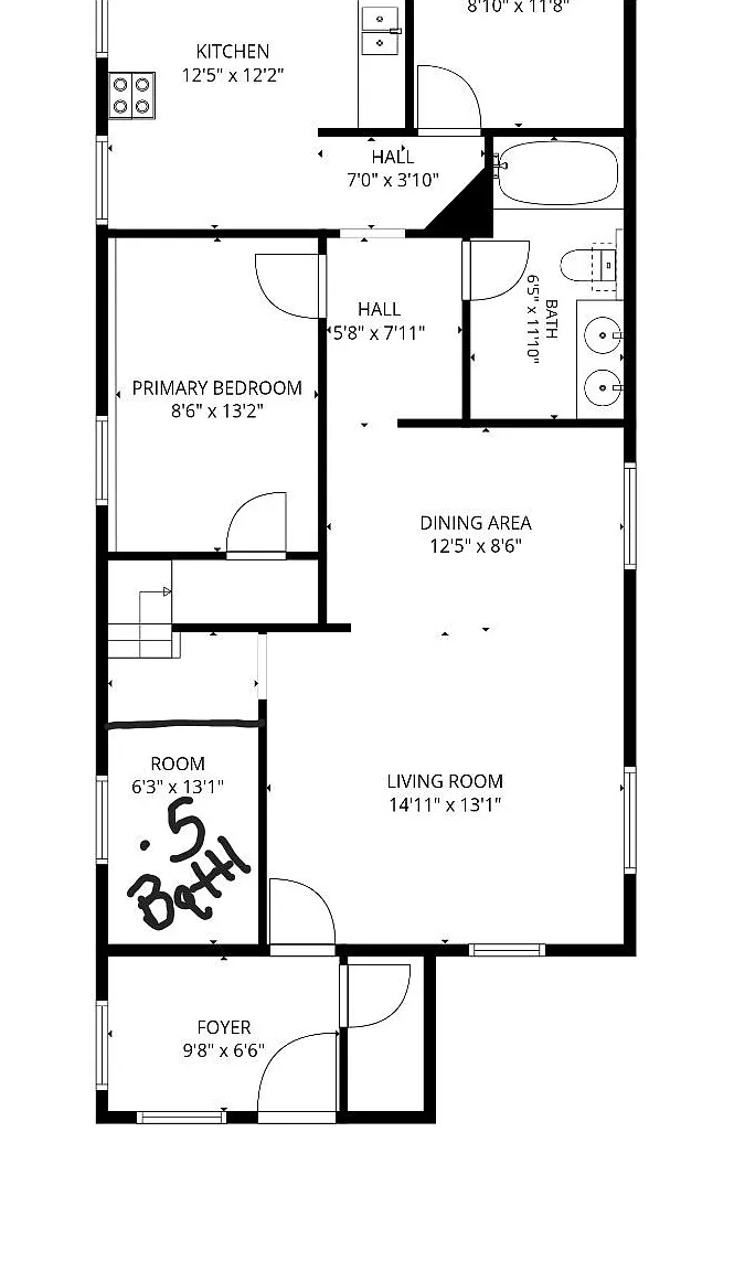 4 bed, 1.5 bath, 1527 sqft, $1,900 — Photo 1
