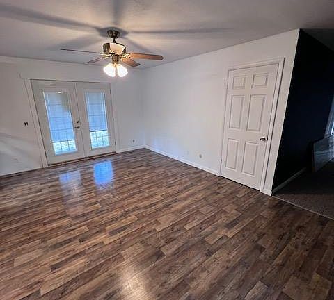 Dining room - double doors leading to back yard