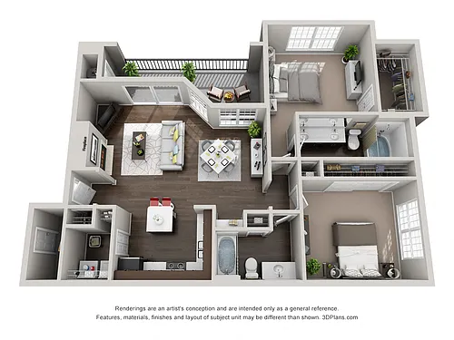 Floor plan B3