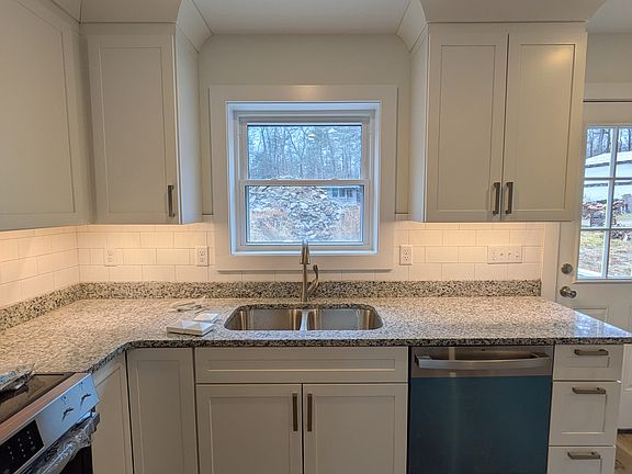 Sink overlooking back yard
