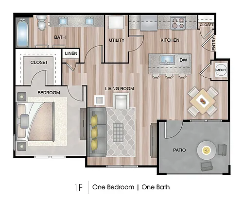 Floor plan Loft w/ Garage