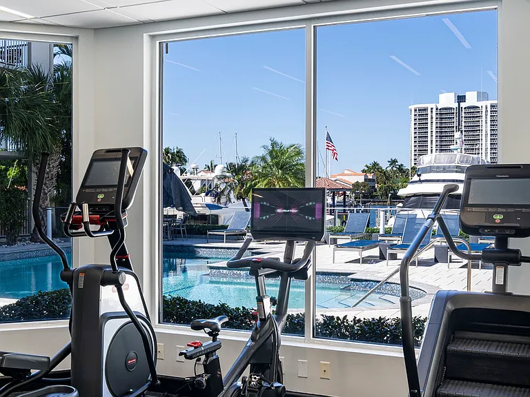 Work out in the brand-new, 888 sq. ft. fitness center with a room for yoga and stretching