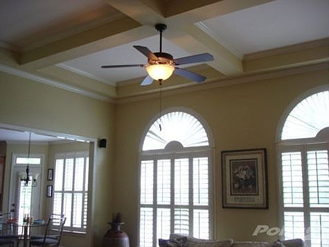 Coffered Ceiling in Family Room