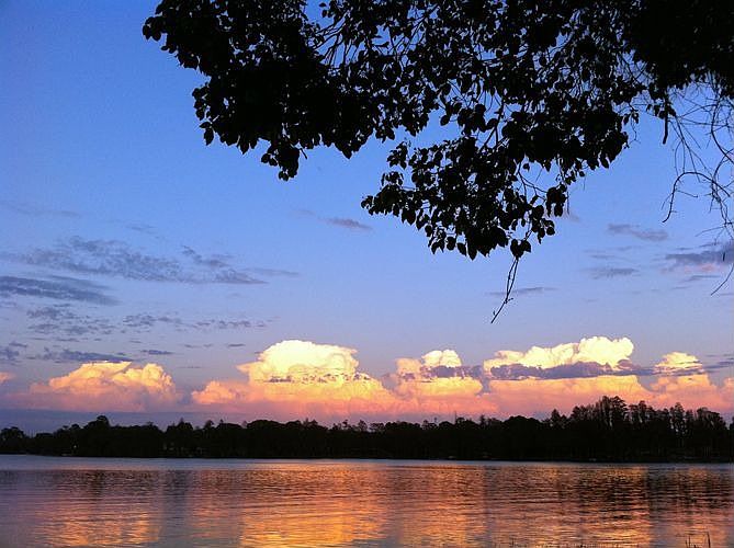 Sunset over Lake Keystone