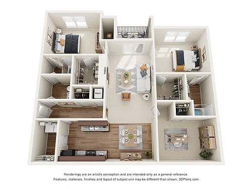 Floor plan 2 Bedroom