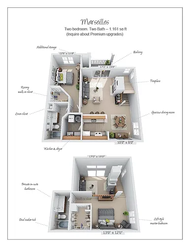 Floor plan Marseilles