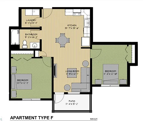 Floor plan Type F