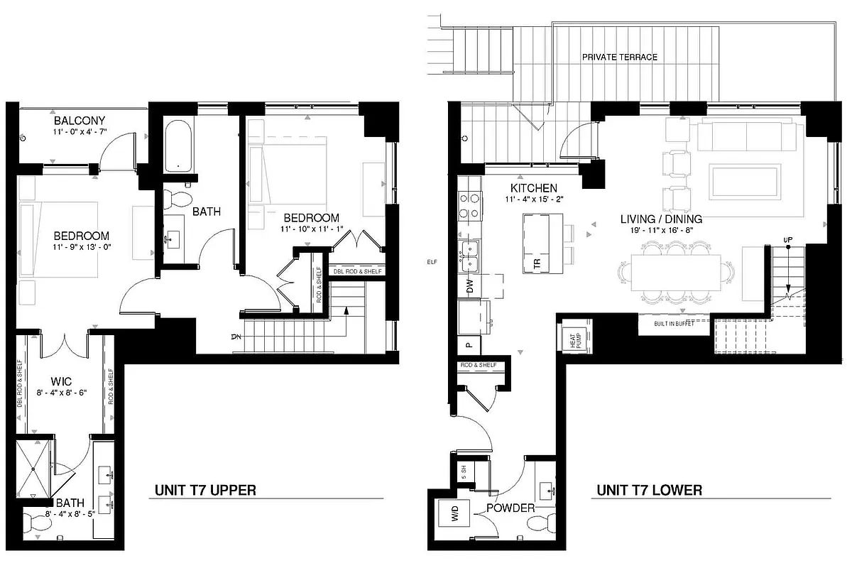 Floor plan Stage VII