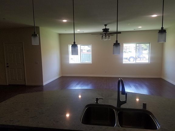 Kitchen View into Living Room