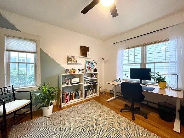 Second floor bedroom #2, currently being used as an office