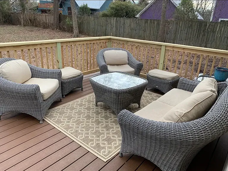Back Deck (Furniture NOT INCLUDED)