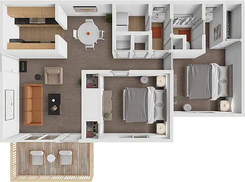 Floor plan The Belgian