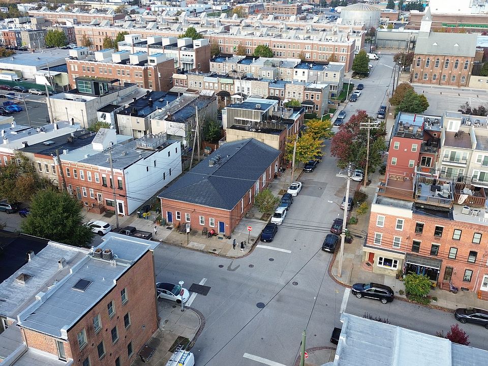 Bird's Eye View of Corner Property & Yard